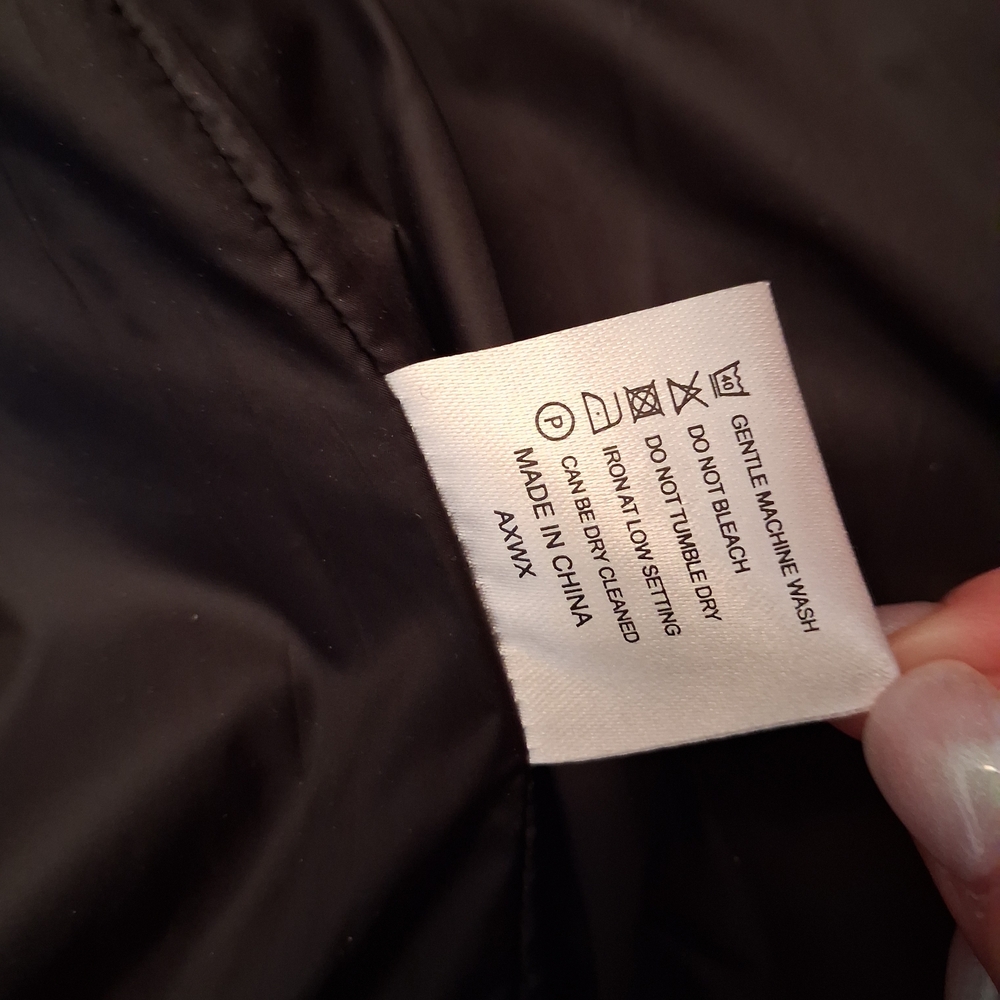 Men's Black Bomber Jacket - Classic Zip Front - Picture 8 of 12